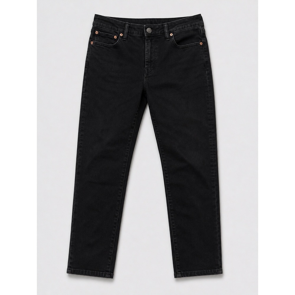 American Eagle Black Straight Leg Jeans‎ Men's Size 32x30 Airflex+ Denim